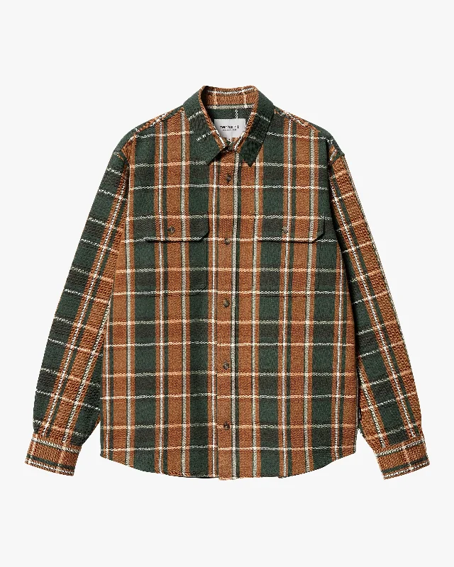 XL Men's JeansCarhartt WIP L/S Hobart Shirt - Hobart Check / Sycamore Tree