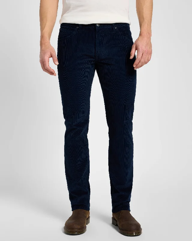 Flexible Men's JeansLee Daren Zip Fly Regular Fit Mens Cords - Rivet Navy