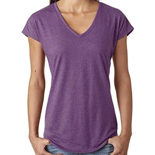 Ladies Hot V-neck Tee Shirt