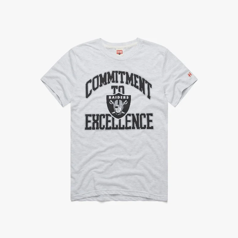Men's Shirts with Appliqué DetailsRaiders Commitment To Excellence