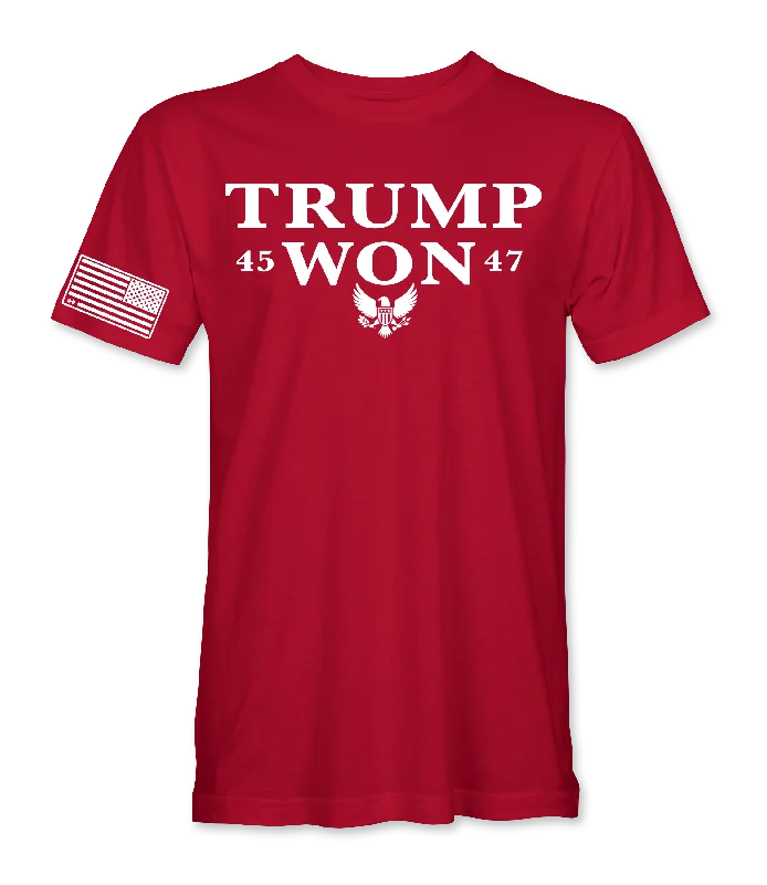 Men's Long-Sleeved ShirtsTrump Won 45/47 T-Shirt