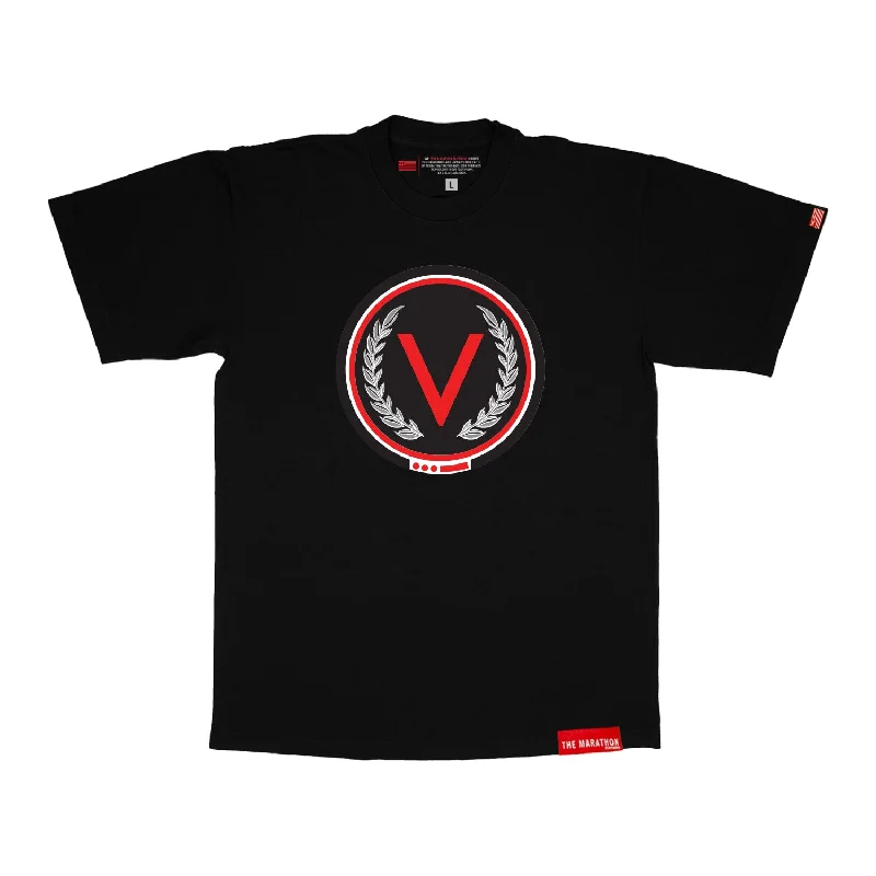 Men's Three-Quarter Sleeved TopsVictory Chip T-Shirt - Black