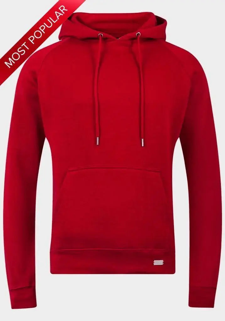 Cool Men's Graphic HoodiesBrave Soul - Mens Red Fleece Lined Pocket Hoodie
