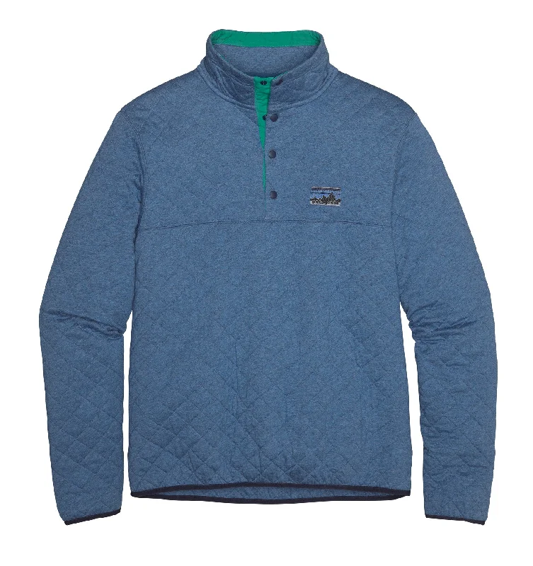 Men's Hoodies for StreetwearM's Diamond Quilt Snap-T® Pullover