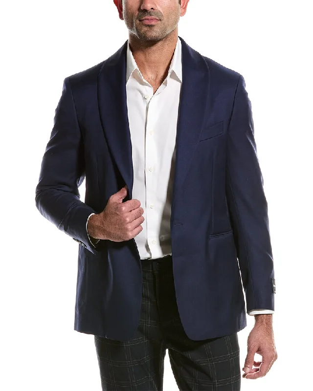 Men's Coats with Adjustable HemsTodd Snyder Twill Wool Blazer
